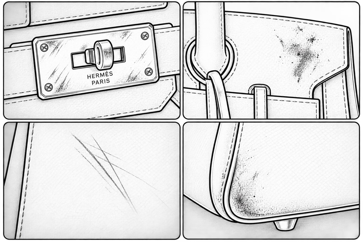 Any scratches or stains